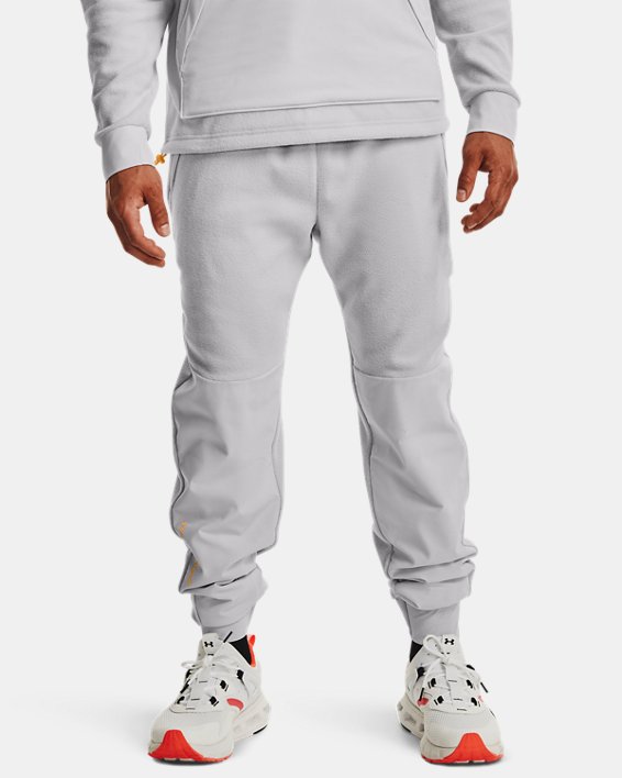 Pantaloni UA RUSH™ Fleece da uomo, Gray, pdpMainDesktop image number 1